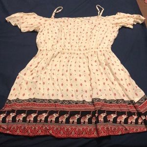 H&M x Coachella off the shoulder dress